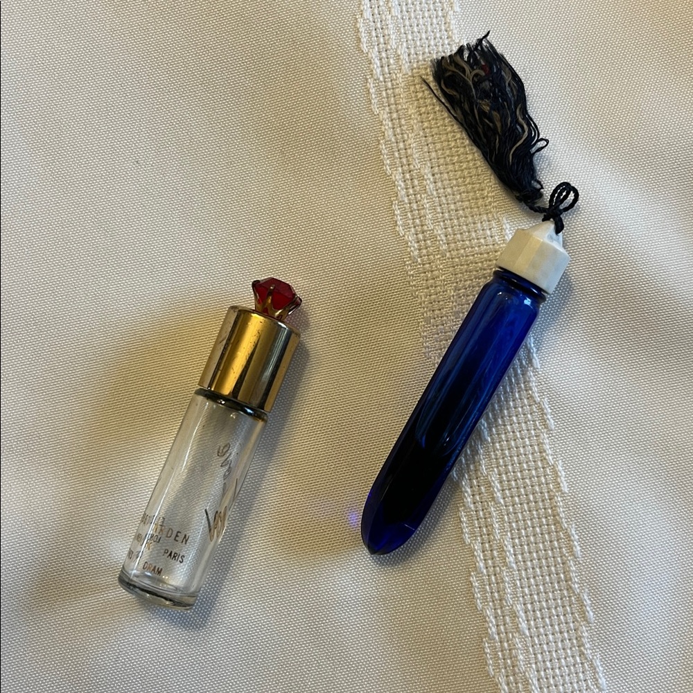 Perfume Bottles: Elizabeth Arden My Love & Evening in Paris